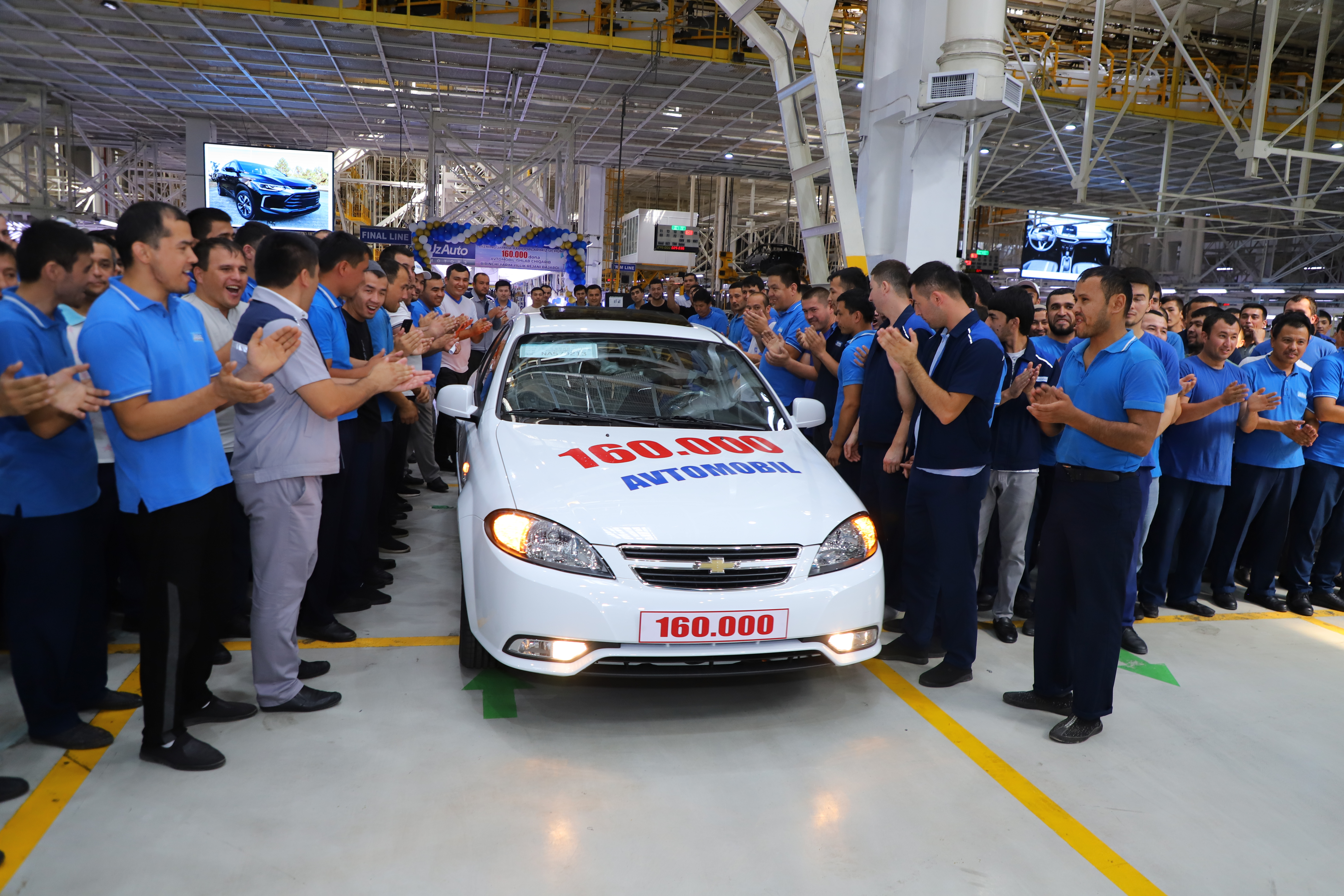 КОМПАНИЯ "UZAUTO MOTORS" ВЫПОЛНИЛА ПОРУЧЕНИЕ ПРЕЗИДЕНТА И УСТАНОВИЛА НОВЫЙ ПРОИЗВОДСТВЕННЫЙ РЕКОРД