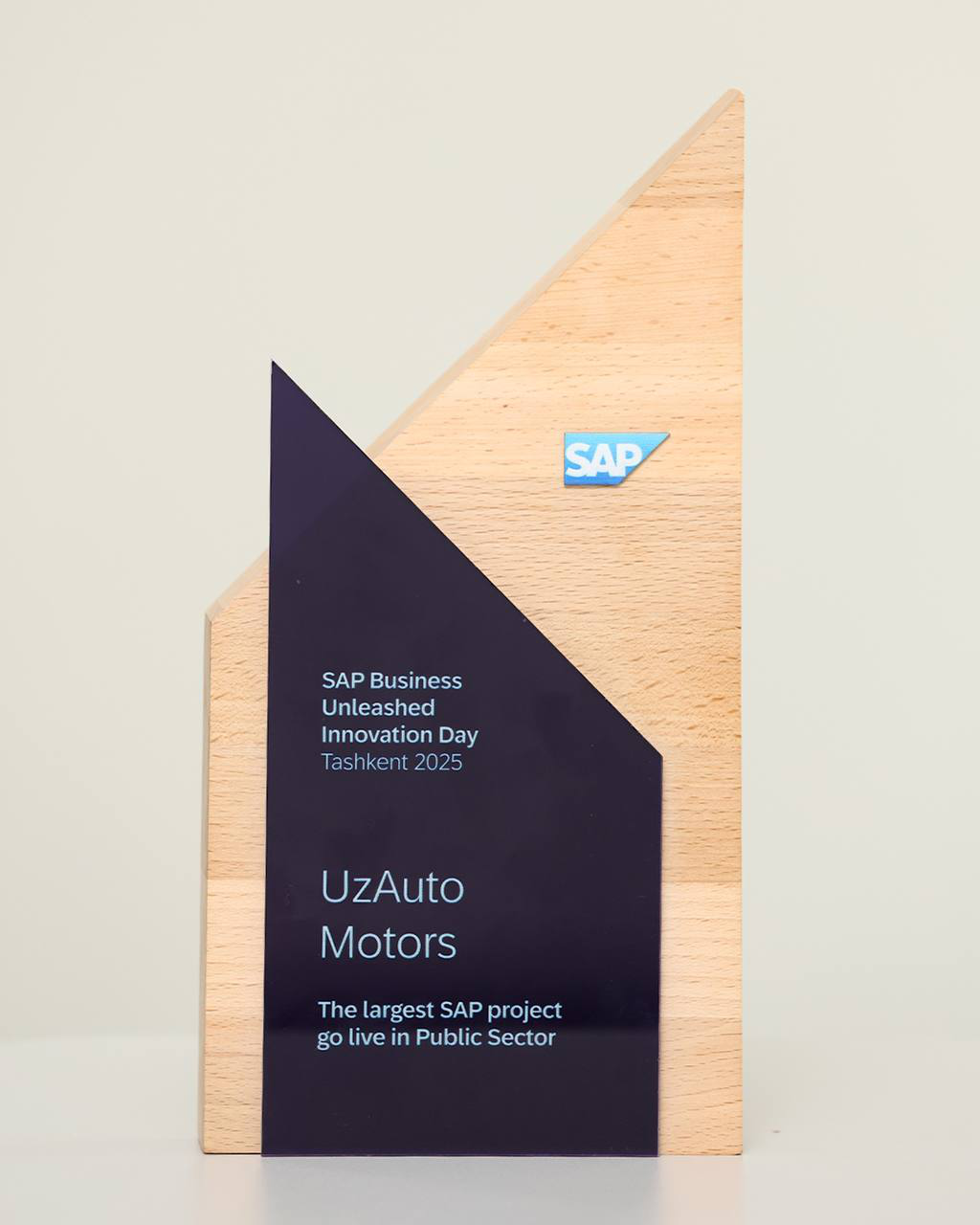 UzAuto Motors SAP  nominatsiyasida gʻolib boʻldi