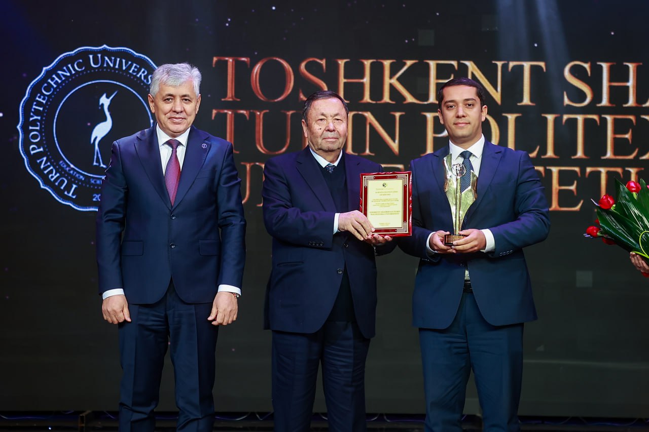 🏅 TTPU — “Yilning eng yaxshi oliy ta’lim muassasasi” 🎉