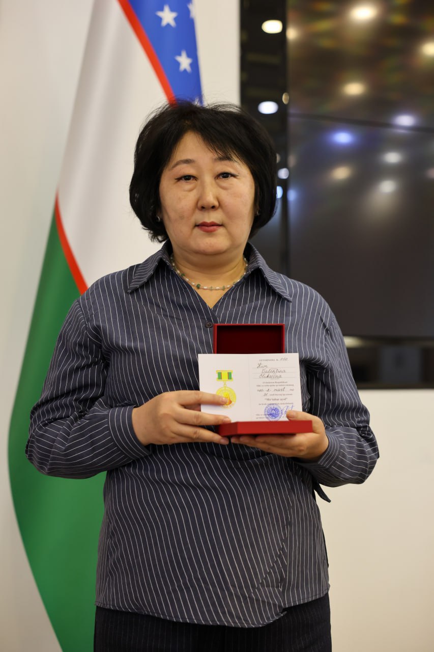 Сотрудница UzAuto Motors награждена нагрудным знаком «Mo‘tabar ayol»